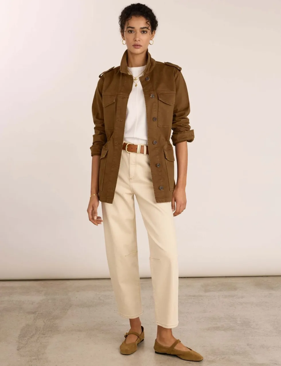 High Waisted Barrel Jeans