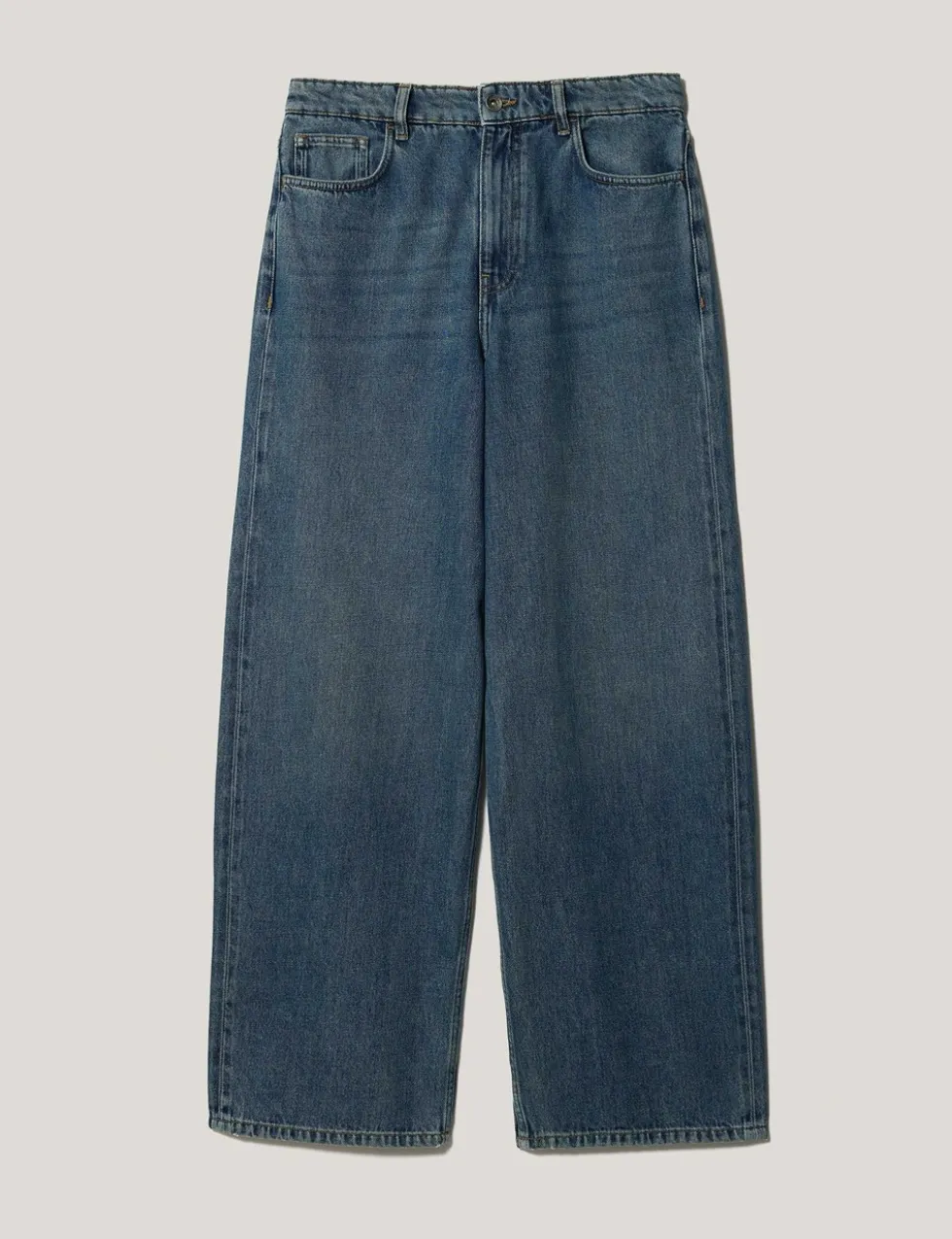 High Waisted Barrel Jeans