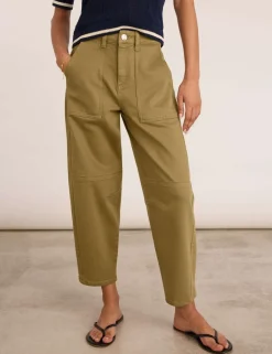 High Waisted Barrel Leg Jeans