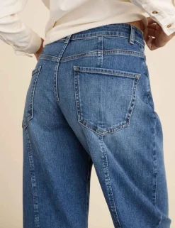 High Waisted Barrel Leg Jeans