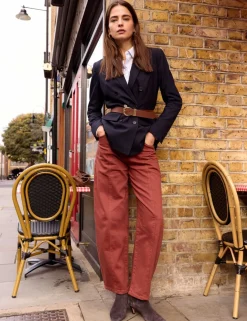 High Waisted Barrel Leg Jeans