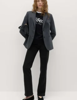 High Waisted Flared Jeans