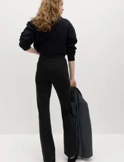 High Waisted Flared Jeans