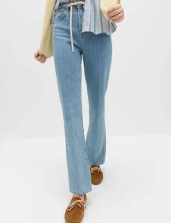 High Waisted Flared Jeans