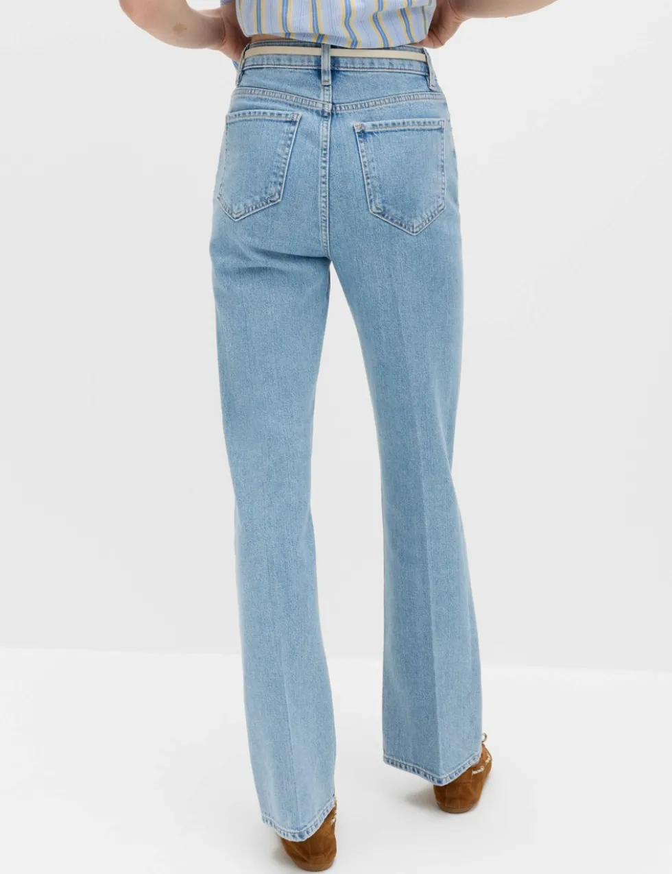 High Waisted Flared Jeans