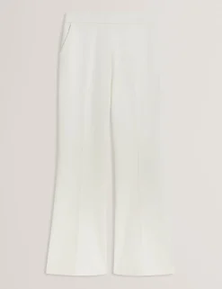 High Waisted Flared Trousers