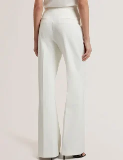 High Waisted Flared Trousers