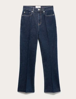 High Waisted Kickflare Cropped Jeans