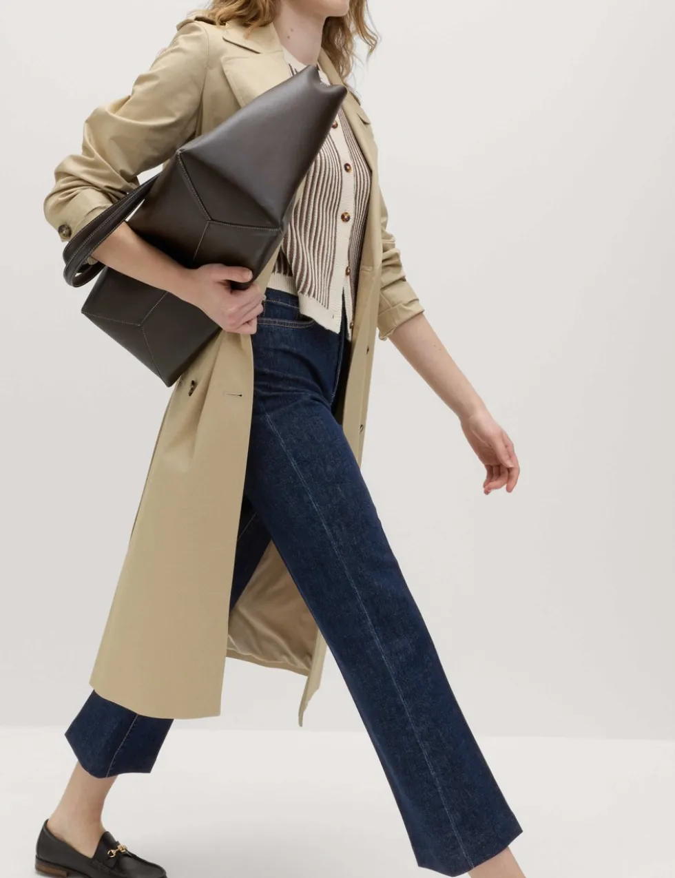 High Waisted Kickflare Cropped Jeans