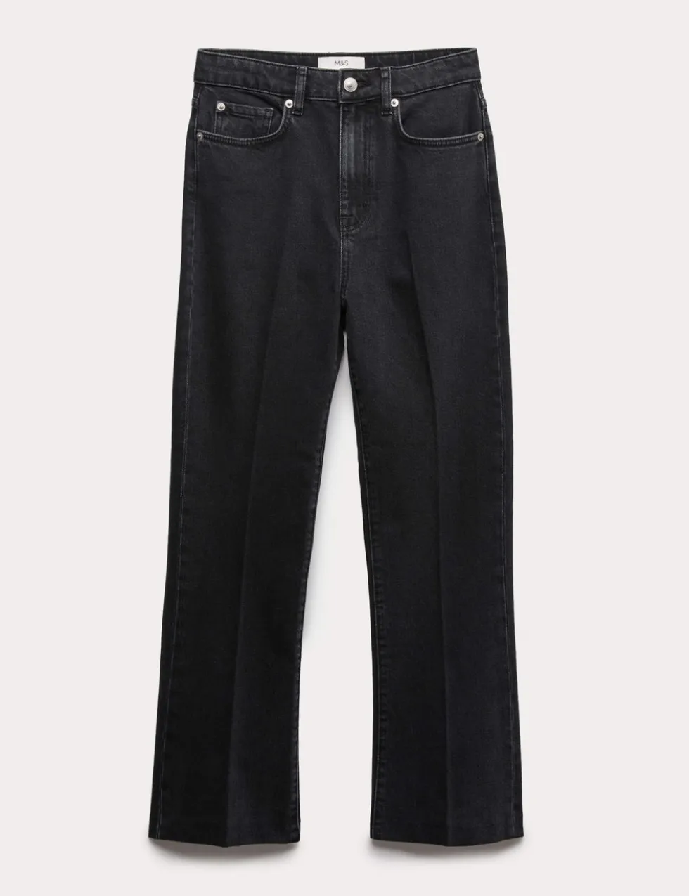 High Waisted Kickflare Cropped Jeans