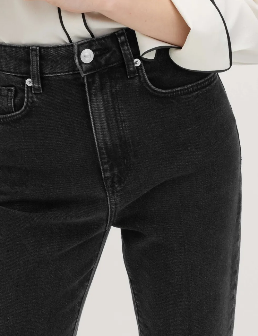 High Waisted Kickflare Cropped Jeans