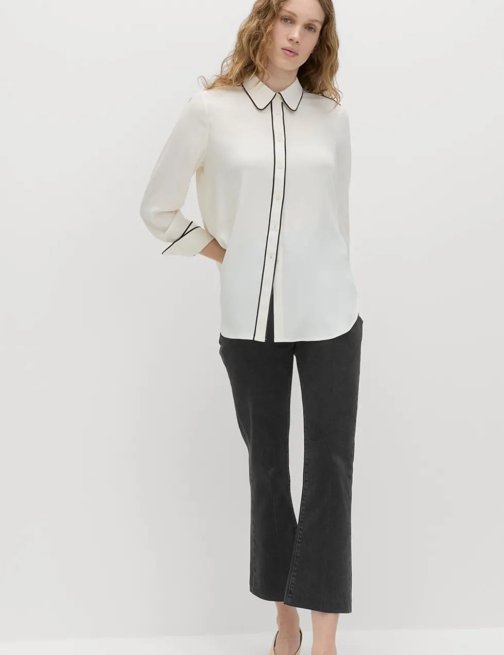 High Waisted Kickflare Cropped Jeans