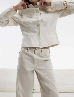 High Waisted Relaxed Straight Leg Jeans