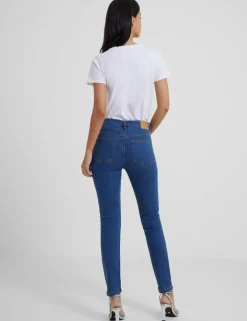 High Waisted Skinny Ankle Grazer Jeans