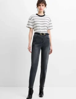 High Waisted Slim Fit Jeans