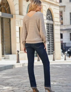High Waisted Slim Fit Jeans