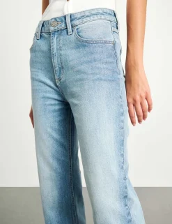 High Waisted Straight Leg Jeans