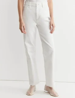 High Waisted Straight Leg Jeans