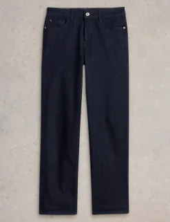 High Waisted Straight Leg Jeans