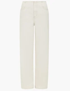 High Waisted Straight Leg Jeans