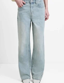 High Waisted Straight Leg Jeans