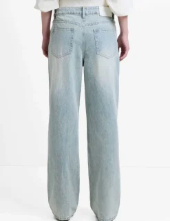 High Waisted Straight Leg Jeans