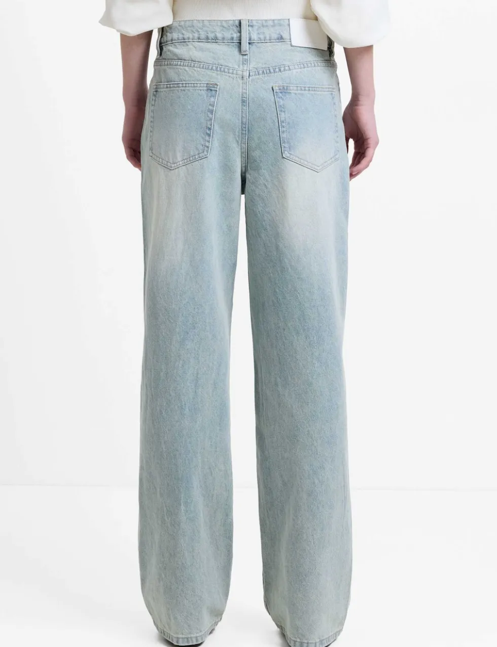 High Waisted Straight Leg Jeans