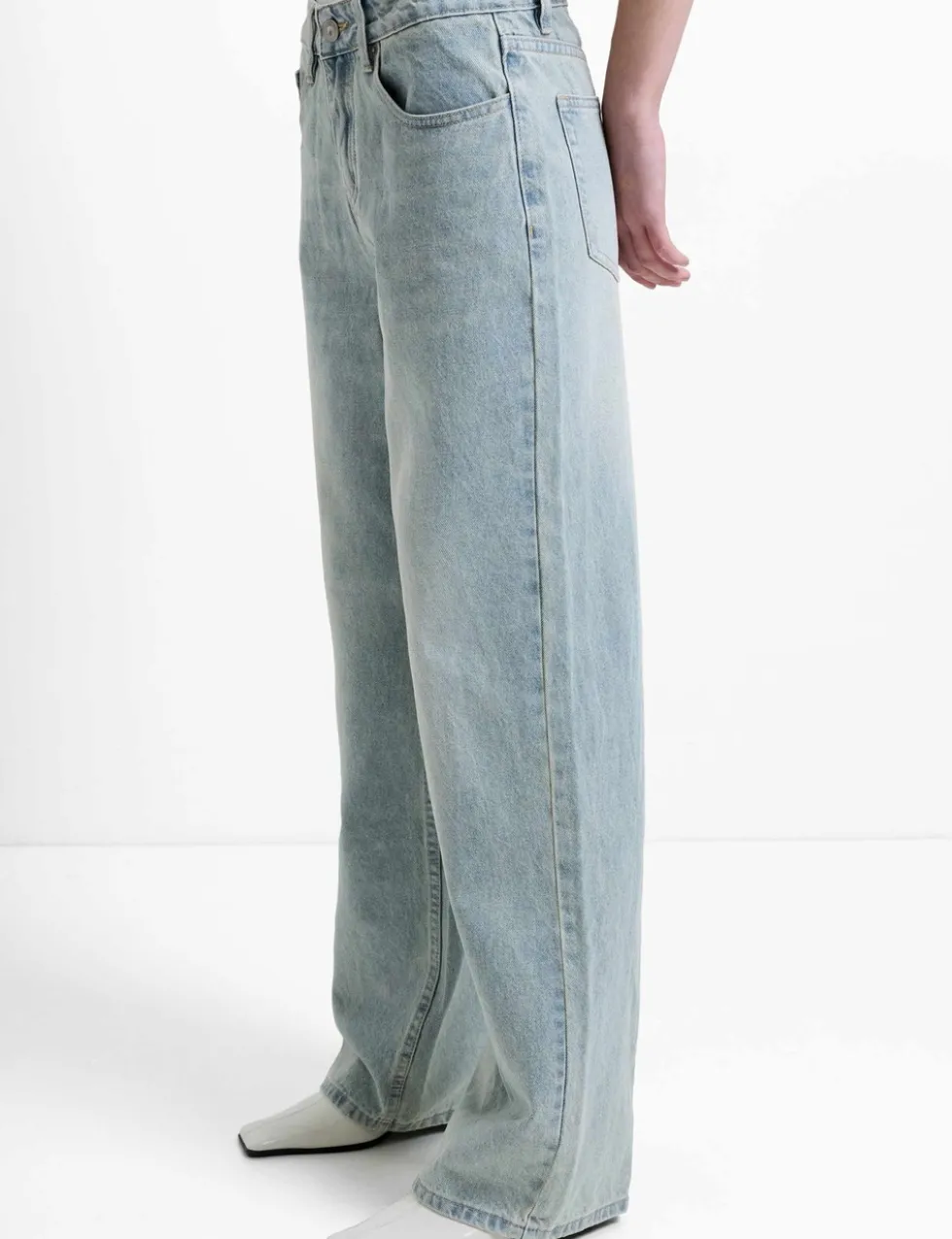 High Waisted Straight Leg Jeans