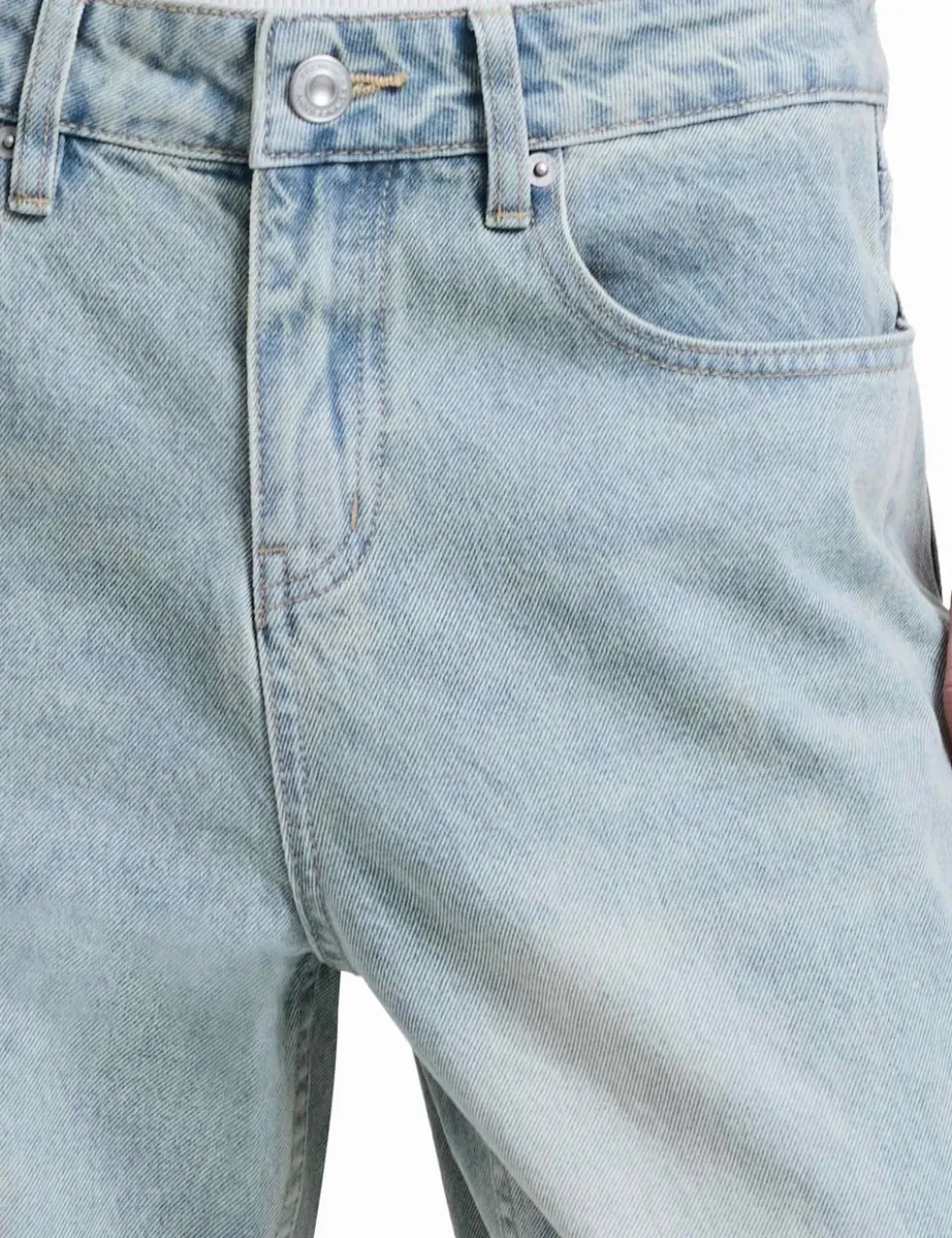 High Waisted Straight Leg Jeans