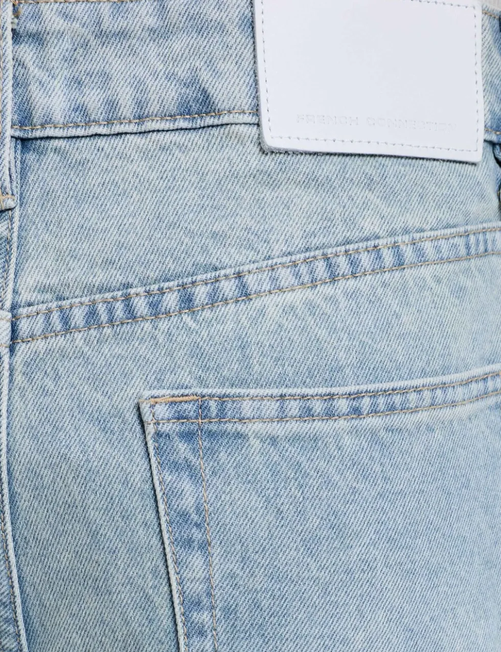 High Waisted Straight Leg Jeans