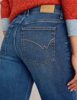 High Waisted Straight Leg Jeans
