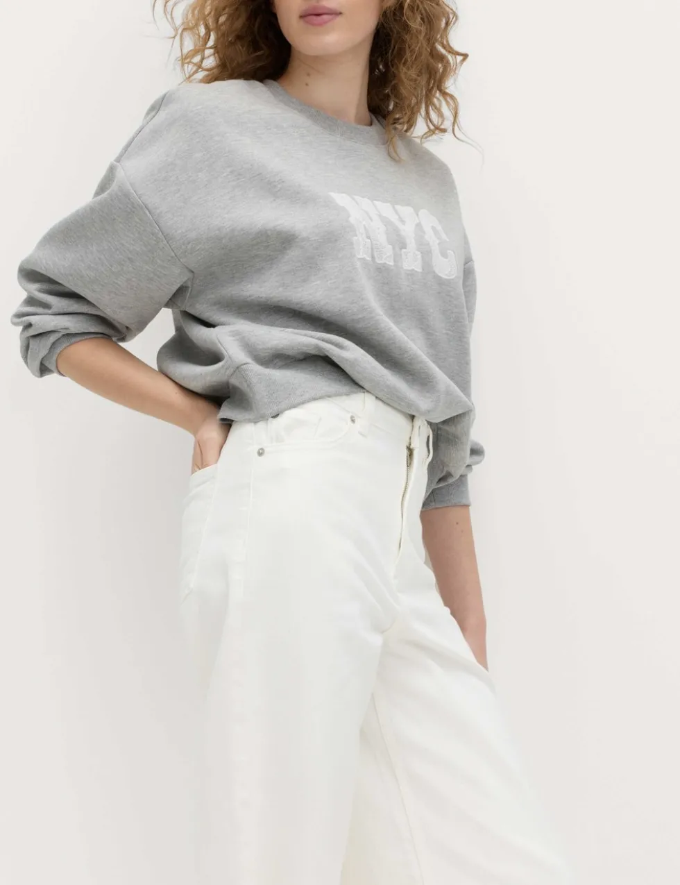 High Waisted Wide Leg Cropped Jeans