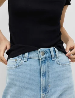 High Waisted Wide Leg Jeans