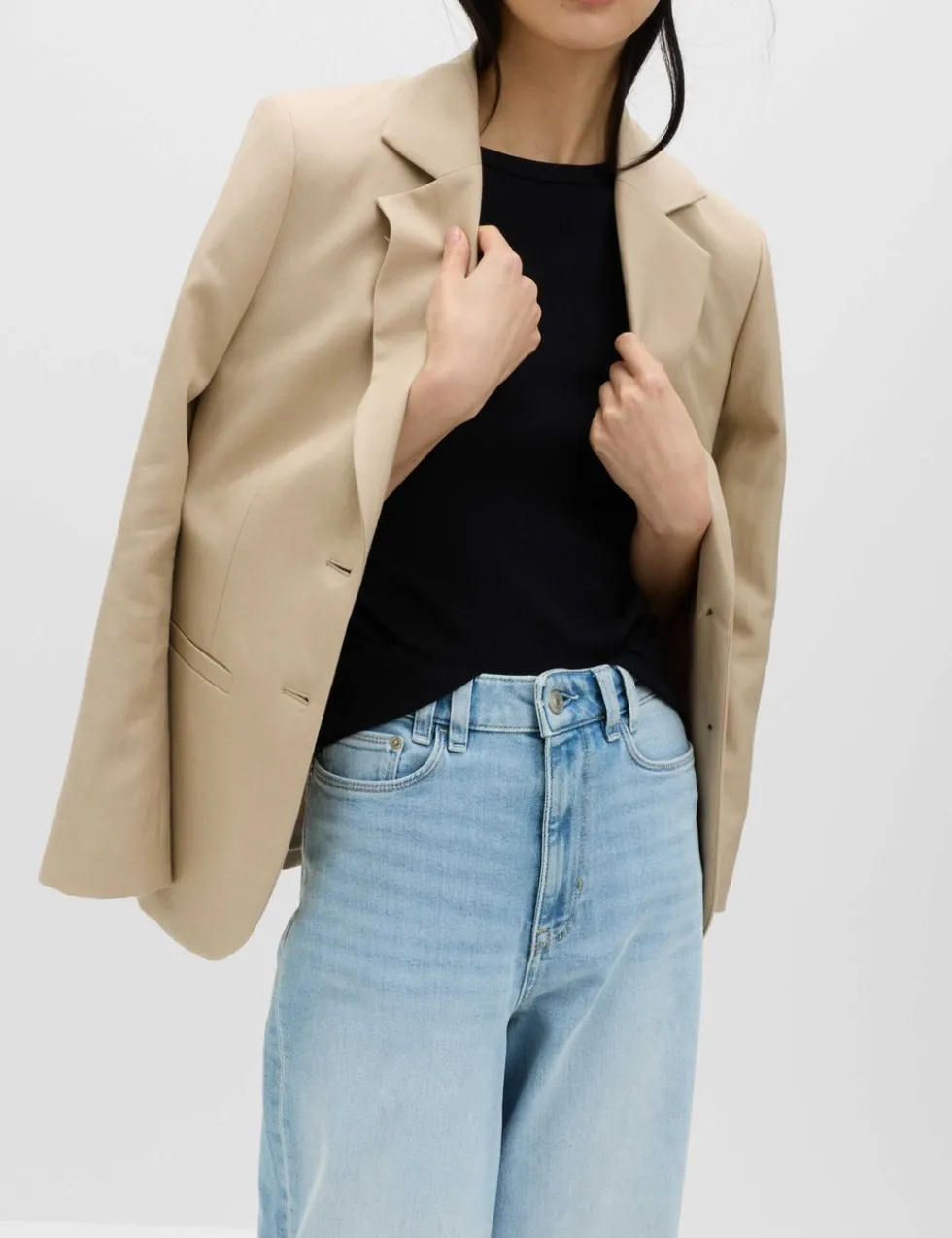 High Waisted Wide Leg Jeans