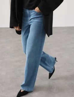 High Waisted Wide Leg Jeans