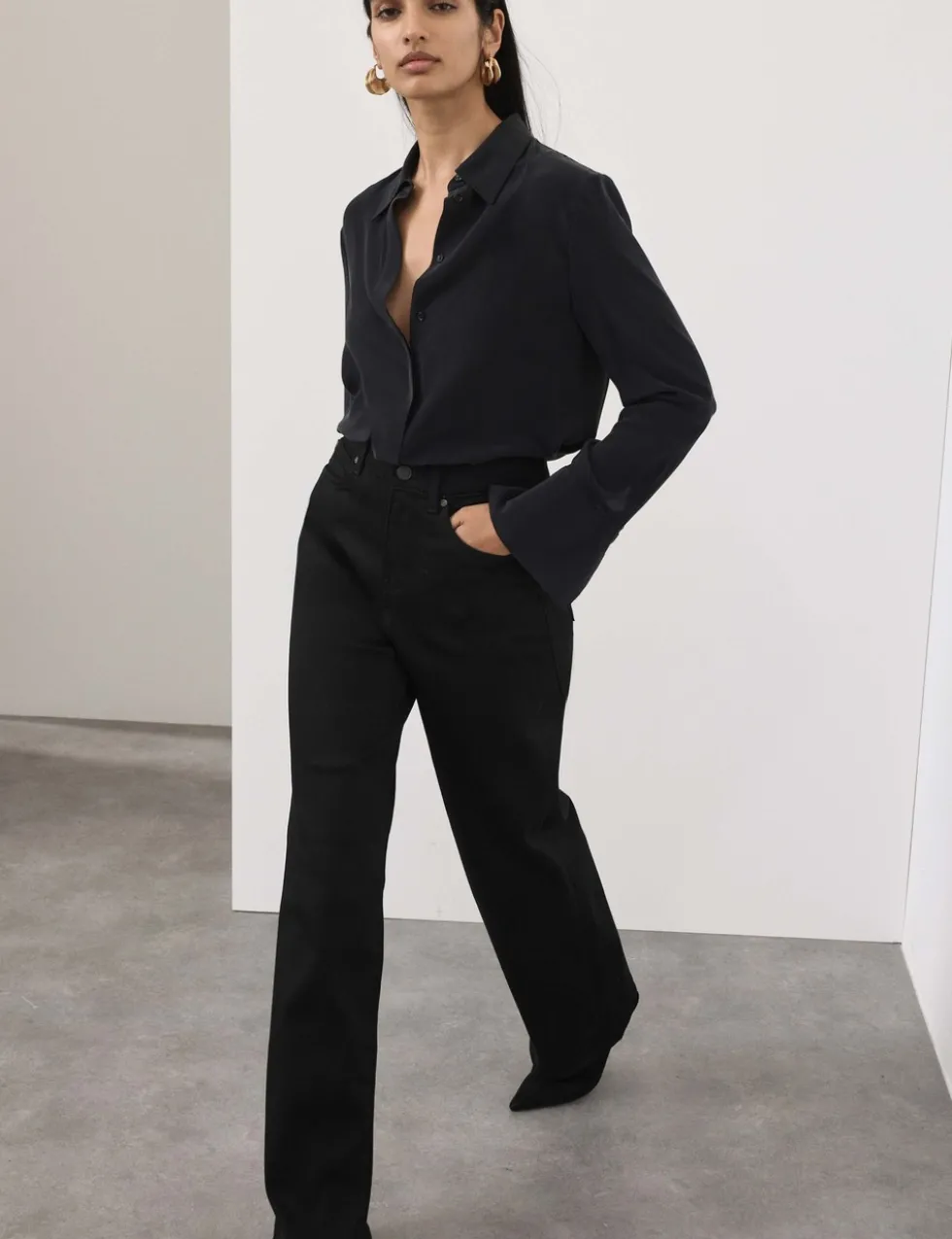 High Waisted Wide Leg Jeans
