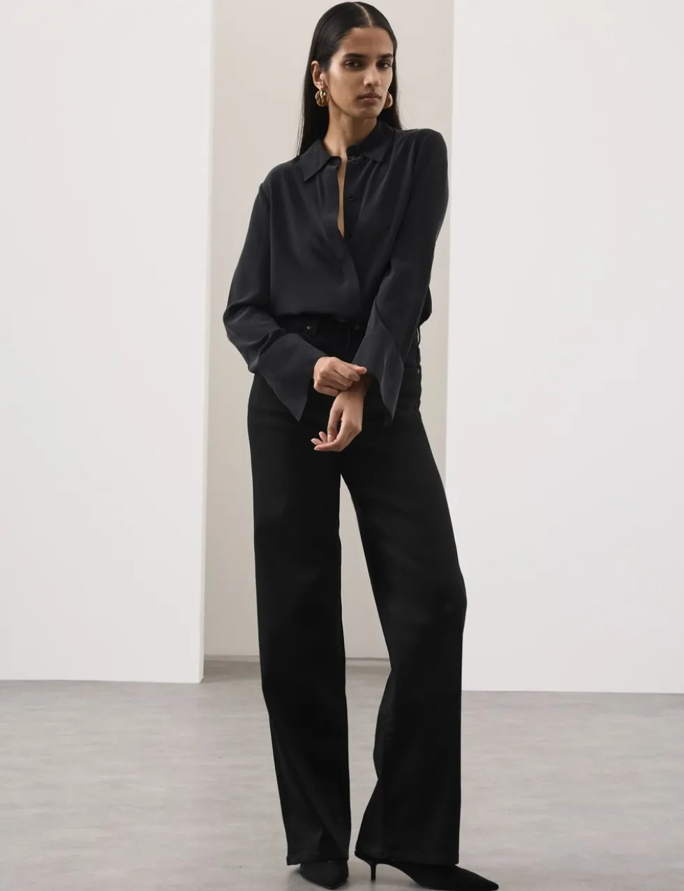 High Waisted Wide Leg Jeans