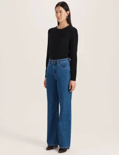 High Waisted Wide Leg Jeans