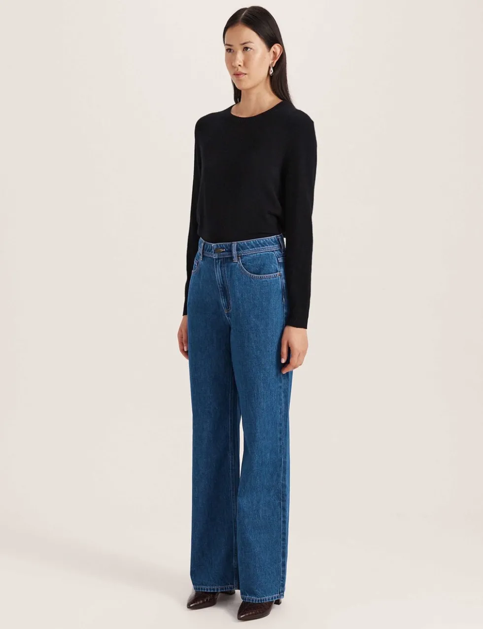 High Waisted Wide Leg Jeans