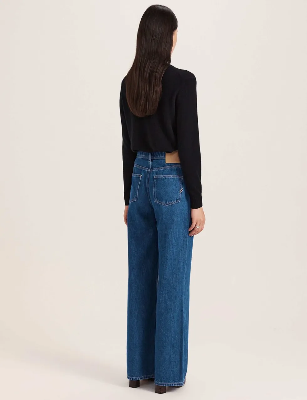 High Waisted Wide Leg Jeans