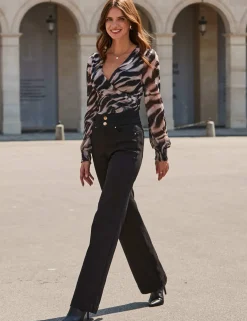High Waisted Wide Leg Jeans