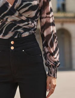 High Waisted Wide Leg Jeans