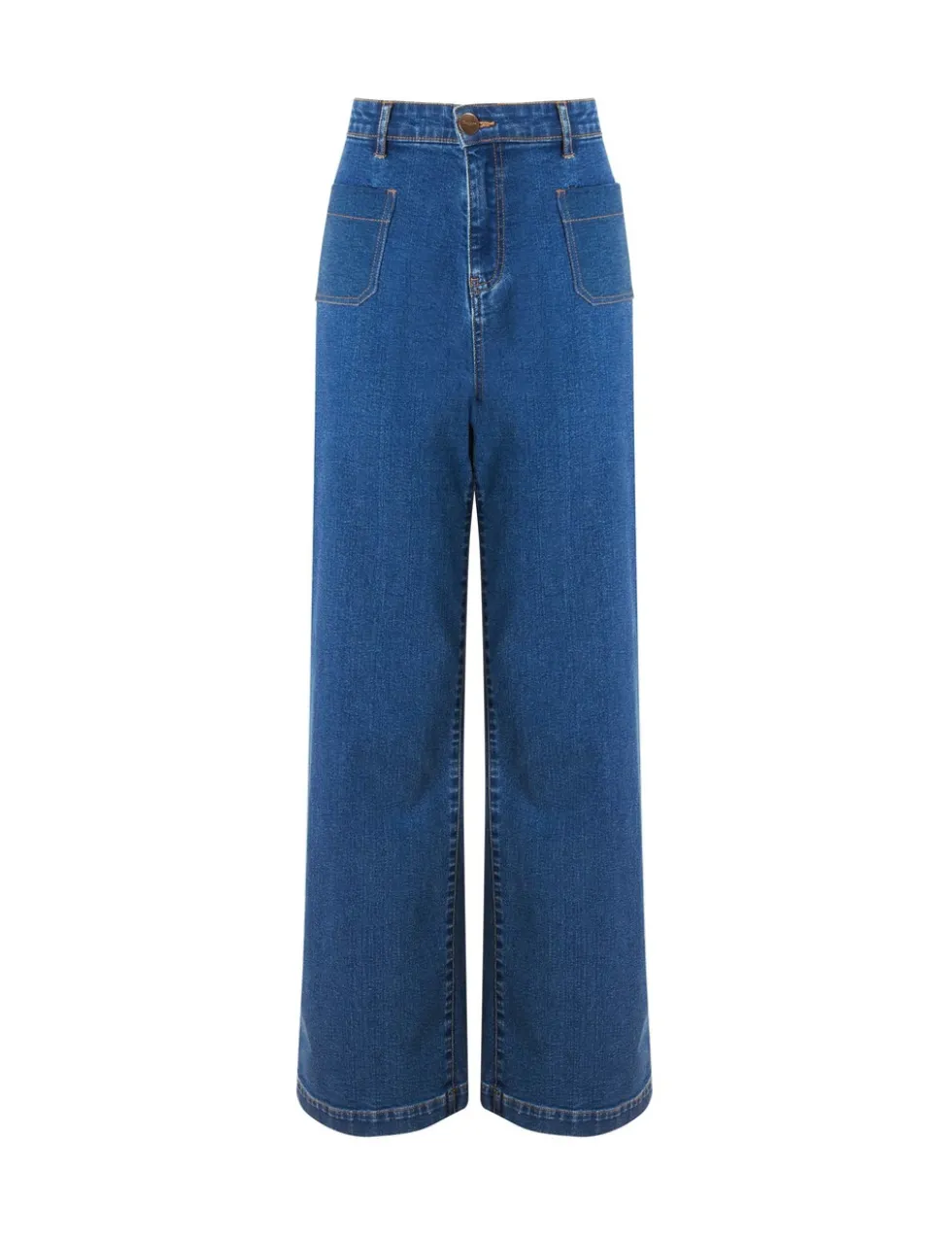 High Waisted Wide Leg Jeans