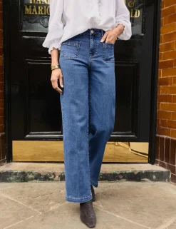 High Waisted Wide Leg Jeans