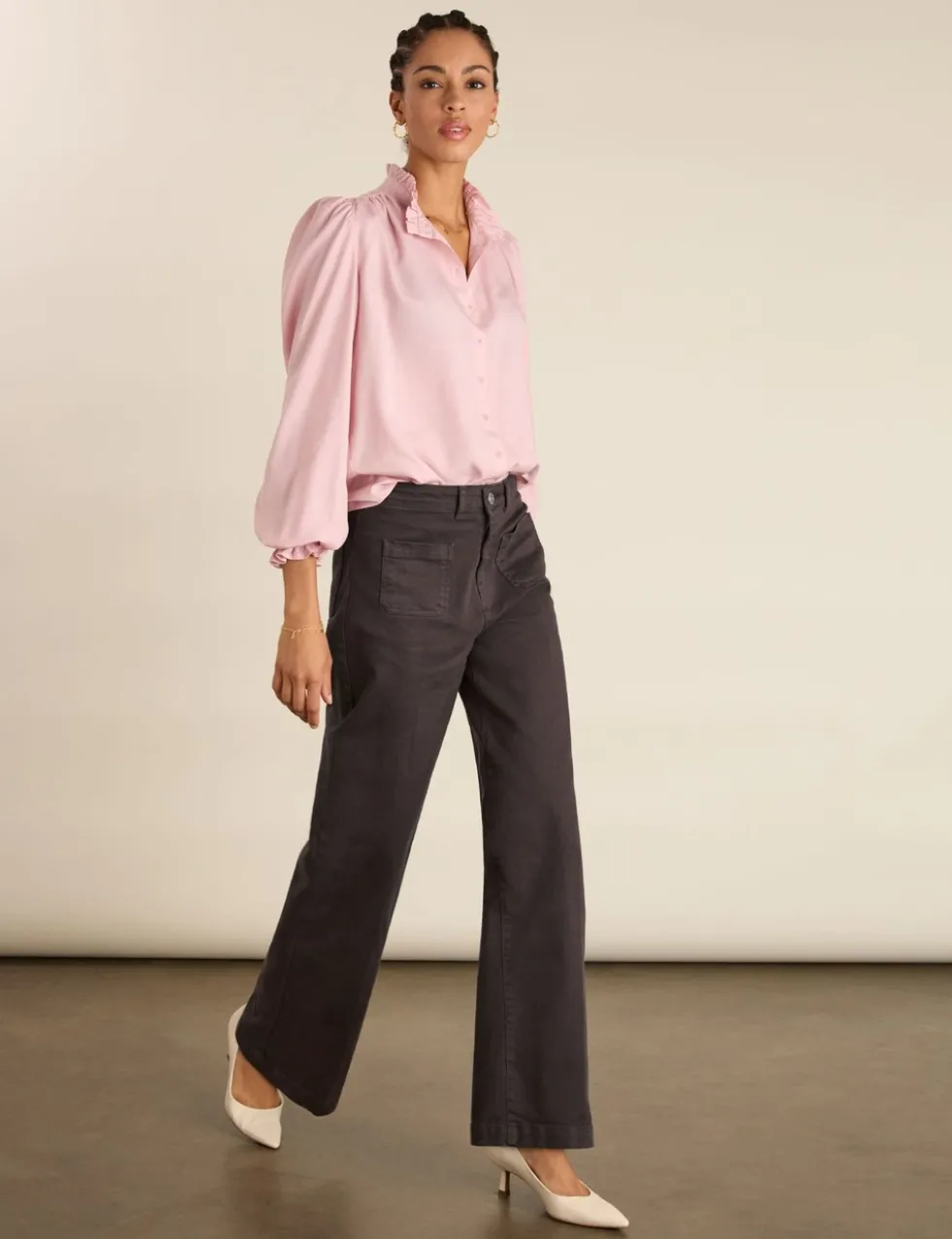 High Waisted Wide Leg Jeans