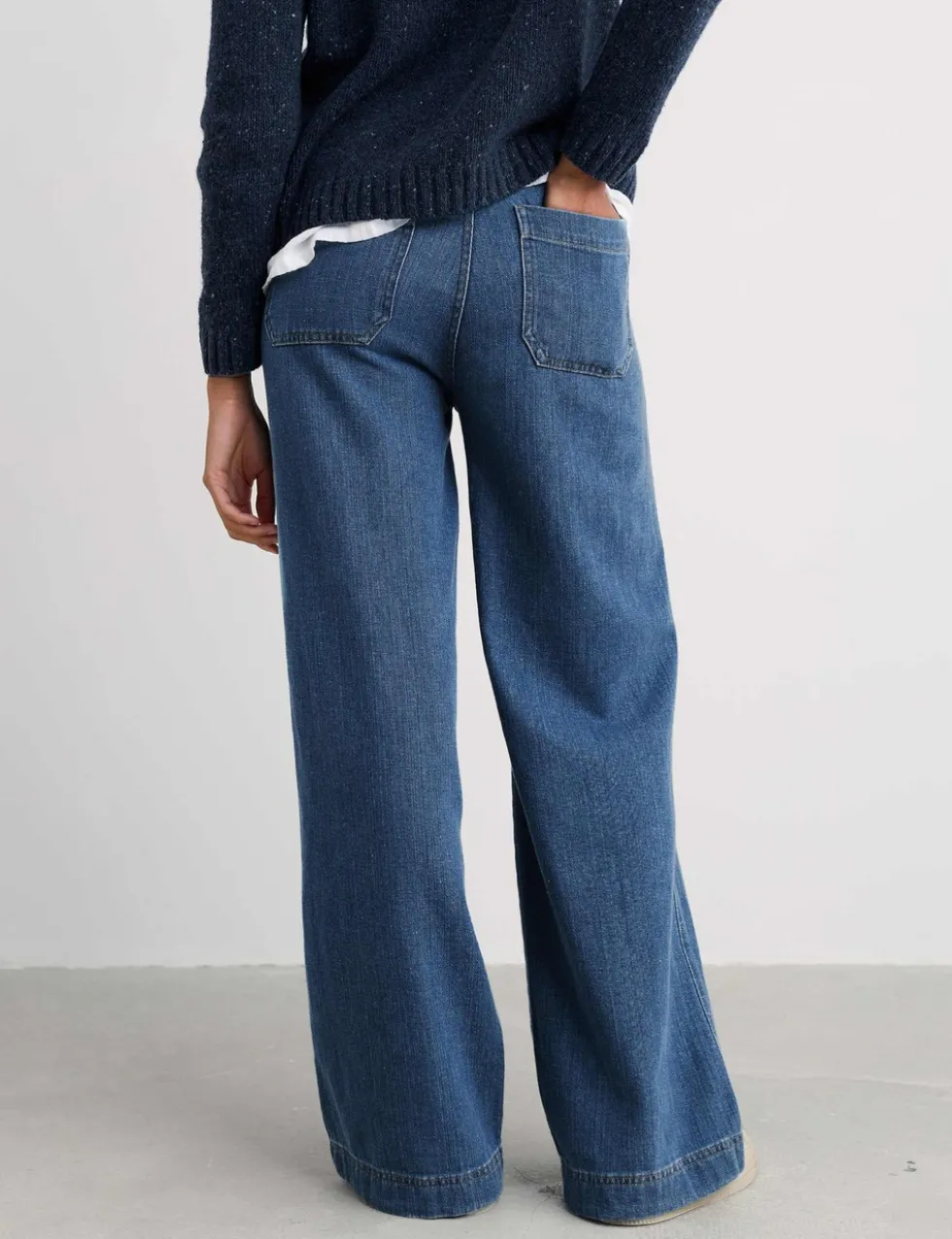 High Waisted Wide Leg Jeans