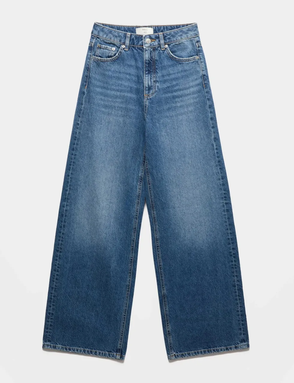 High Waisted Wide Leg Jeans