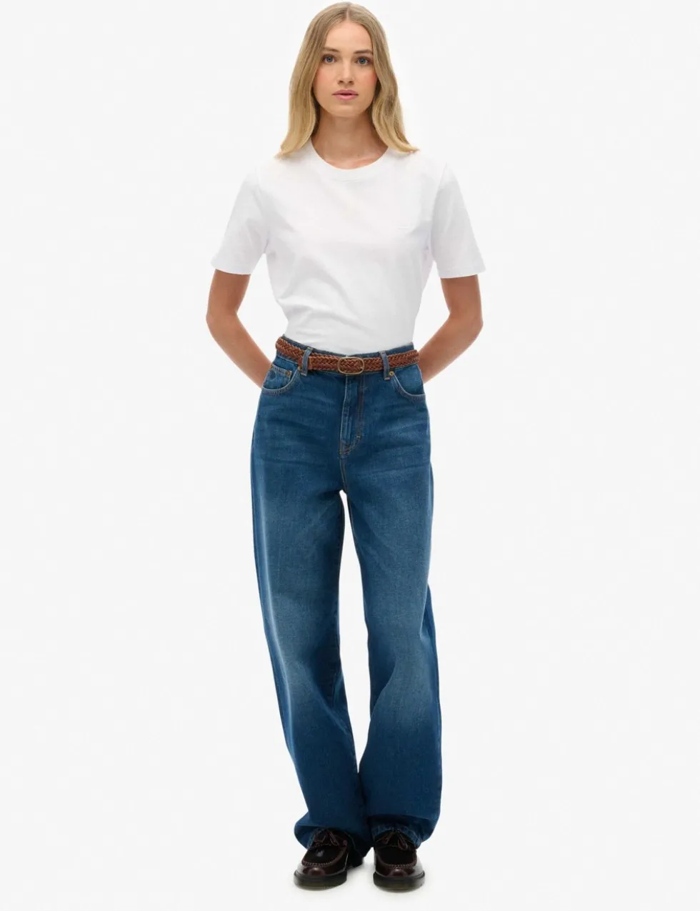 High Waisted Wide Leg Jeans