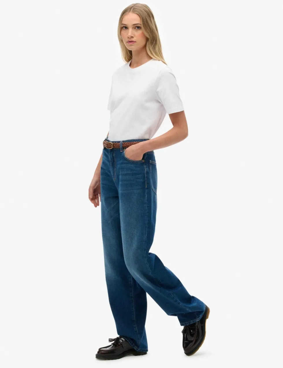 High Waisted Wide Leg Jeans