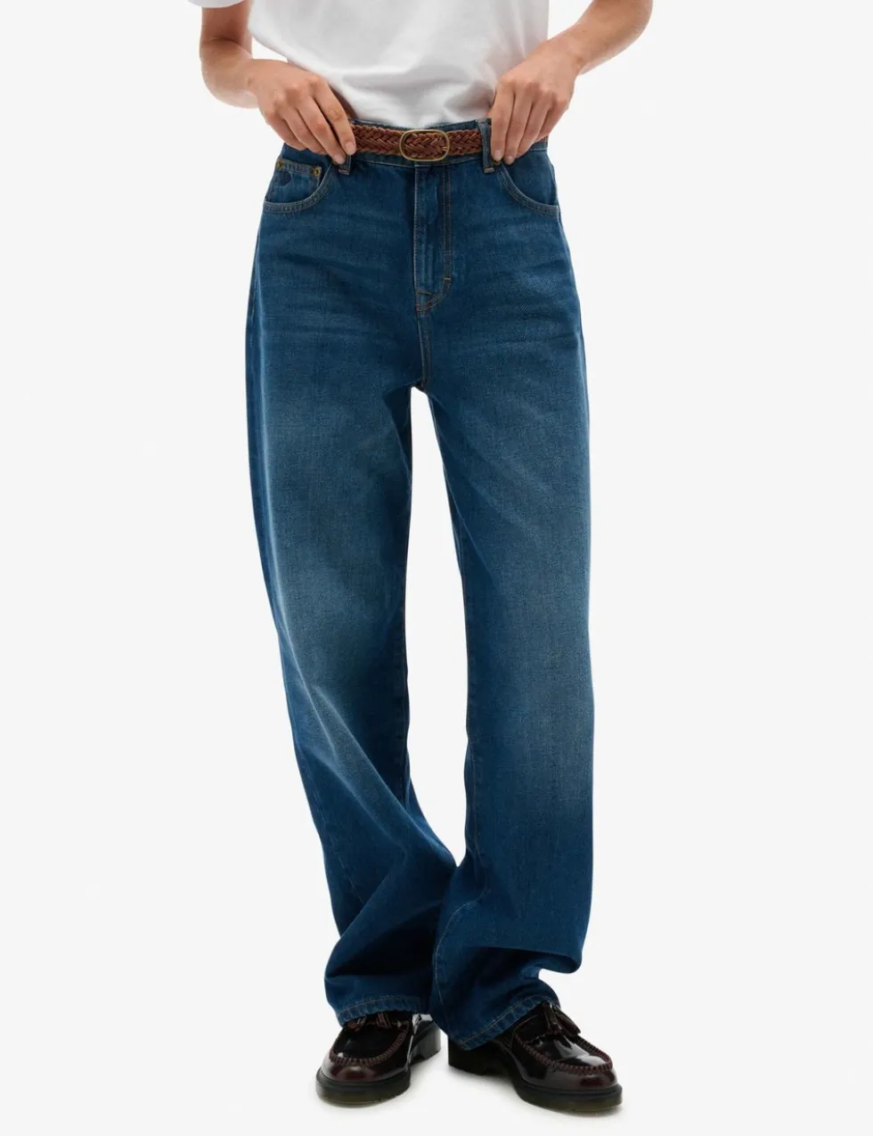 High Waisted Wide Leg Jeans